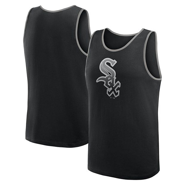 Men's Logo Athletic Black Chicago White Sox Unmatched Success Tank Top
