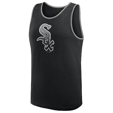 Men's Logo Athletic Black Chicago White Sox Unmatched Success Tank Top