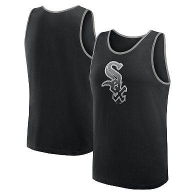Men's Logo Athletic Black Chicago White Sox Unmatched Success Tank Top