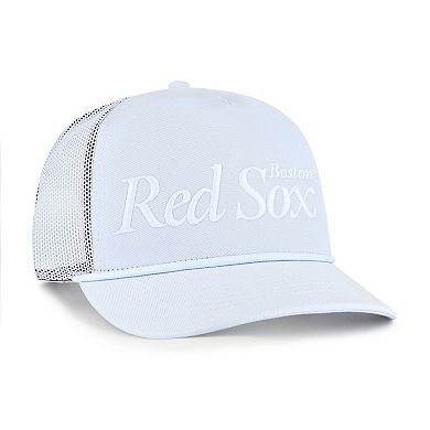 Men's '47 Light Blue Boston Red Sox Foundation Script Hitch Adjustable Trucker Hat