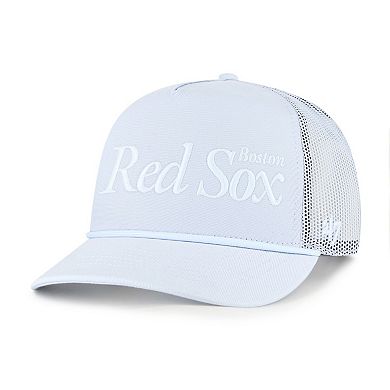 Men's '47 Light Blue Boston Red Sox Foundation Script Hitch Adjustable Trucker Hat