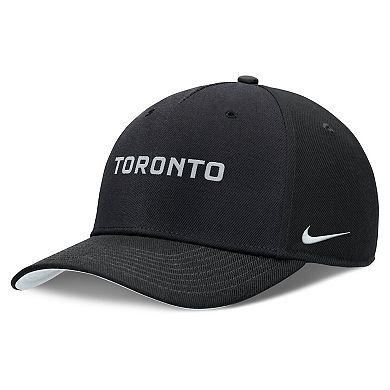 Men's Nike Black Toronto Blue Jays Rise Performance Adjustable Hat