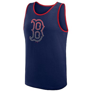 Men's Logo Athletic Navy Boston Red Sox Unmatched Success Tank Top