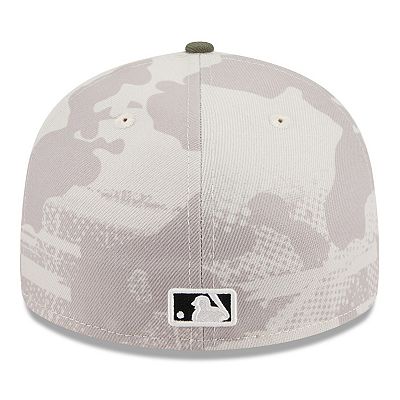 Men's New Era Light Beige/Olive Los Angeles Dodgers 2025 Armed