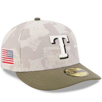Men's New Era Light Beige/Olive Texas Rangers 2025 Armed Forces Day 59FIFTY Fitted Hat