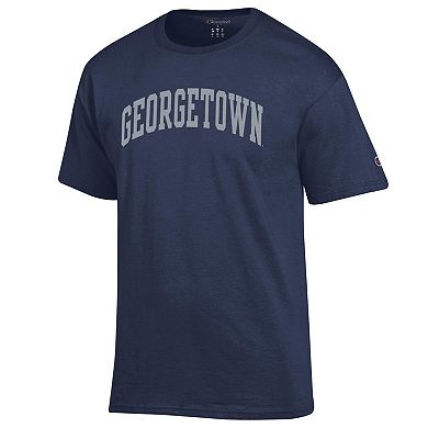 Men's Champion Navy Georgetown Hoyas Basic Arch T-Shirt
