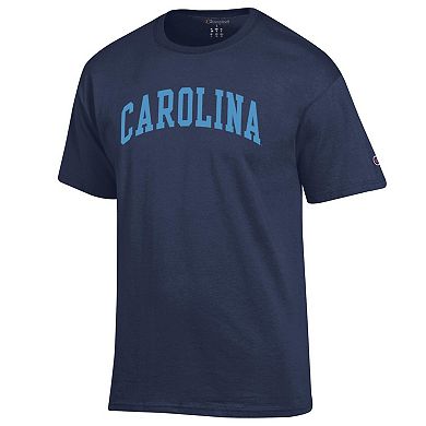 Men's Champion Navy North Carolina Tar Heels Basic Arch T-Shirt
