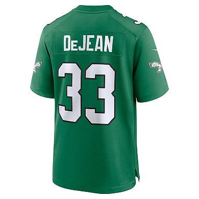 Men's Nike Cooper DeJean Kelly Green Philadelphia Eagles Alternate Game Jersey