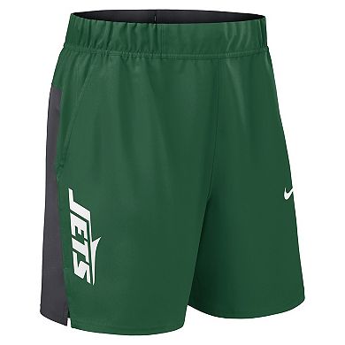 Men's Nike Green New York Jets Woven Victory Performance Shorts