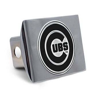 WinCraft Chicago Cubs Premium Metal Chrome Universal Hitch Cover