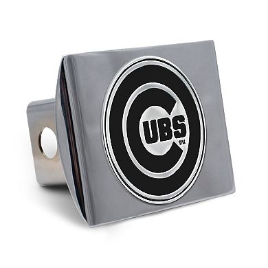 WinCraft Chicago Cubs Premium Metal Chrome Universal Hitch Cover