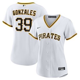 Women's Nike Nick Gonzales White Pittsburgh Pirates Home Replica Jersey