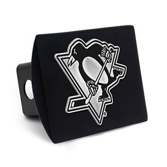 WinCraft Pittsburgh Penguins Premium Metal Chrome Logo Universal Hitch Cover