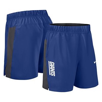 Men's Nike Royal New York Giants Woven Victory Performance Shorts