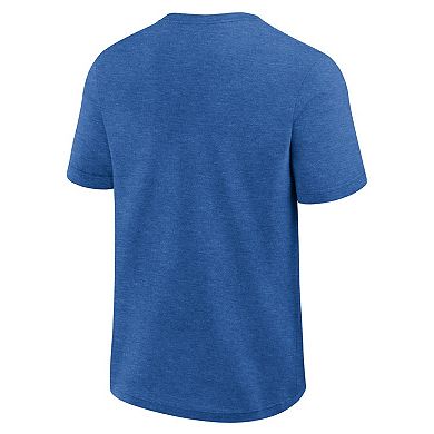 Men's Fanatics Heather Royal New York Mets Top Notch T-Shirt