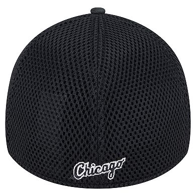 Men's New Era Black Chicago White Sox Subtle Camo 39THIRTY Flex Hat