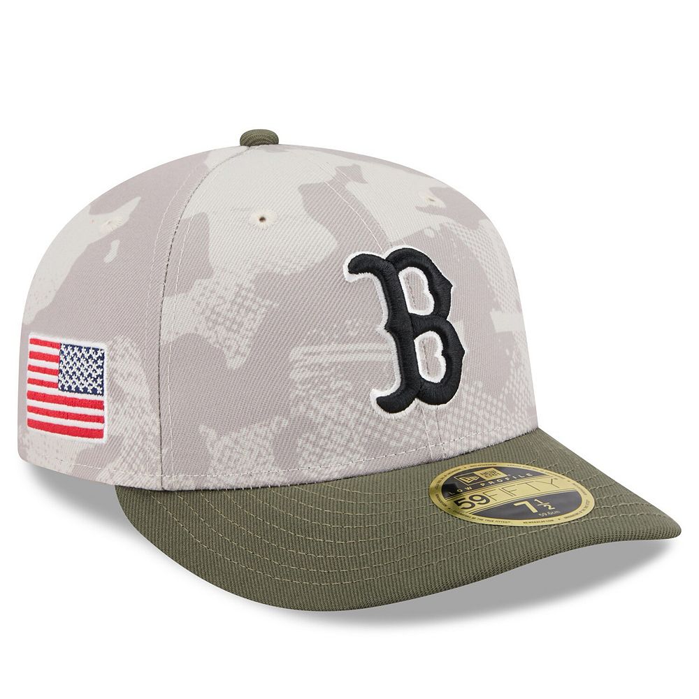 Men's New Era Light Beige/Olive Boston Red Sox 2025 Armed Forces