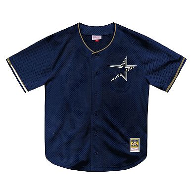 Men's Mitchell & Ness Billy Wagner Navy Houston Astros Authentic Batting Practice Jersey