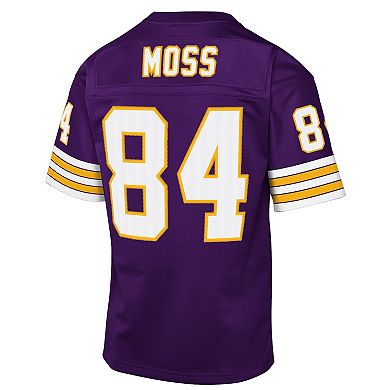 Youth Mitchell & Ness Randy Moss Purple Minnesota Vikings 1998 Throwback Fashion Jersey