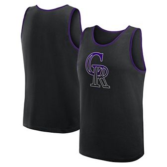 Men's Black Colorado Rockies Unmatched Success Tank Top