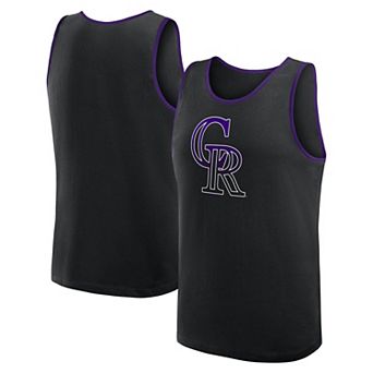 Men's Black Colorado Rockies Unmatched Success Tank Top