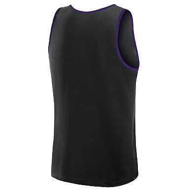 Men's Logo Athletic Black Colorado Rockies Unmatched Success Tank Top