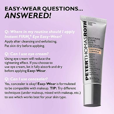 Instant FIRMx Eye Temporary Eye Tightener Easy-Wear Formula for Firming Under-Eye Bags & Wrinkles