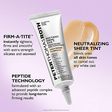 Instant FIRMx Eye Temporary Eye Tightener Easy-Wear Formula for Firming Under-Eye Bags & Wrinkles