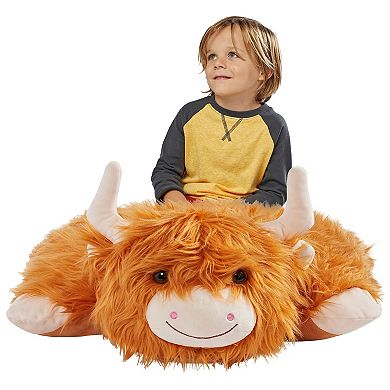 Pillow Pets Jumbo Highland Cow Soft Plush Toy