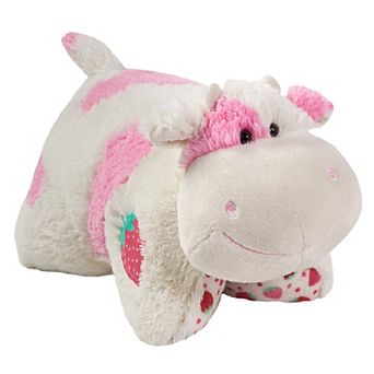 Pillow Pets Jumbo Strawberry Cow Plush Toy