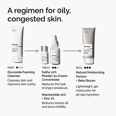 Sulfur 10% Powder-to-Cream Concentrate Acne Spot Treatment
