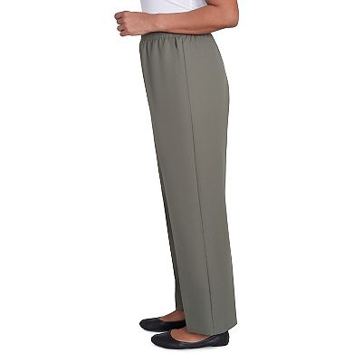 Petite Alfred Dunner All Around Elastic Waist Short Length Pants