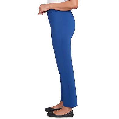 Petite Alfred Dunner Classic Allure Fitted Stretch Short Length Pants