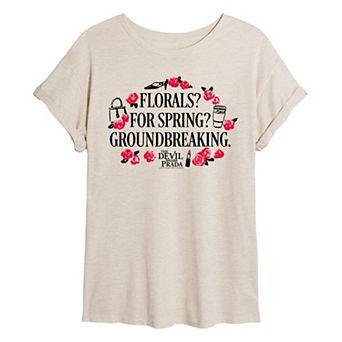 Juniors' The Devil Wears Prada Groundbreaking Oversized Tee