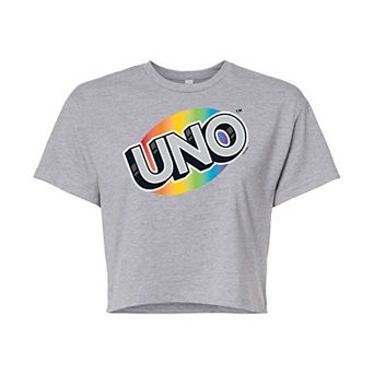 Juniors' UNO Logo Cropped Tee