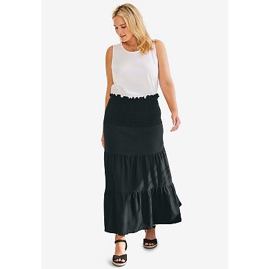 Woman Within Plus Size Convertible Dress To Skirt