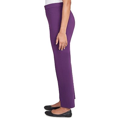 Women's Alfred Dunner Allure Fitted Stretch Medium Length Pants