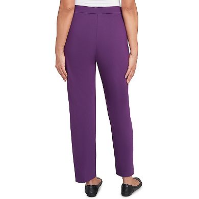 Women's Alfred Dunner Allure Fitted Stretch Medium Length Pants