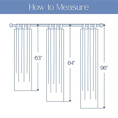 Awesome Home Voile Sheer Tie Top Set of 2 Curtain Panels