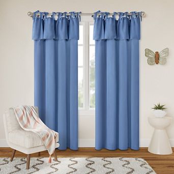 Awesome Home Sonoma Goods For Life® Recycled Cotton Blend Ruffle Tie Set of 2 Curtain Panels