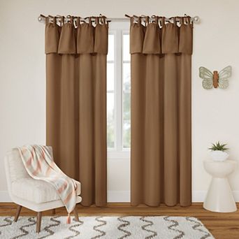 Awesome Home Sonoma Goods For Life® Recycled Cotton Blend Ruffle Tie Set of 2 Curtain Panels