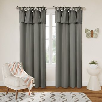 Awesome Home Sonoma Goods For Life® Recycled Cotton Blend Ruffle Tie Set of 2 Curtain Panels