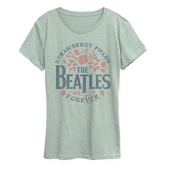 Women's The Beatles Strawberry Fields Forever Graphic Tee