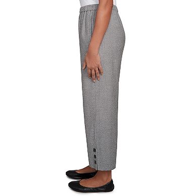 Women's Alfred Dunner Button Cuffed Ankle Pants