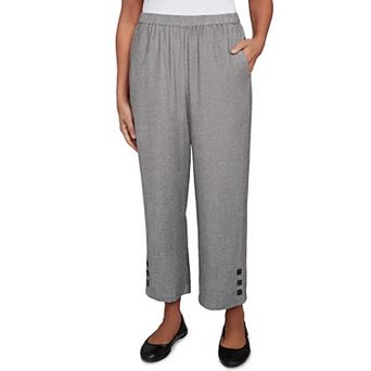 Women's Alfred Dunner Button Cuffed Ankle Pants
