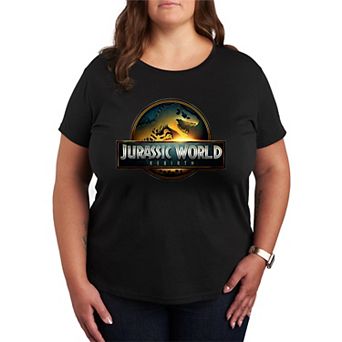 Plus Size Jurassic World Rebirth Logo Graphic Tee