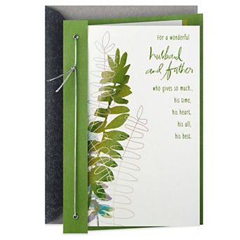 Hallmark For A Wonderful Husband And Father Father's Day Card