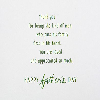 Hallmark For A Wonderful Husband And Father Father's Day Card