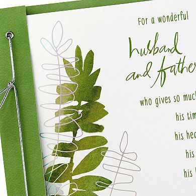 Hallmark For A Wonderful Husband And Father Father's Day Card