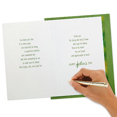 Hallmark For A Wonderful Husband And Father Father's Day Card